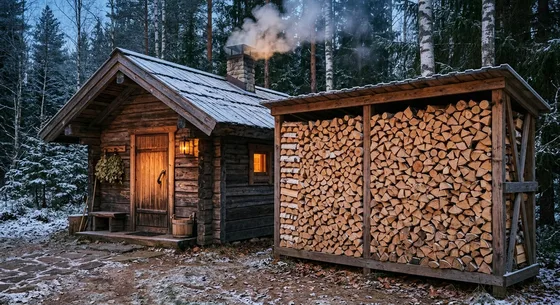 Укладка дров в Уссурийске, улица Садовая, 31